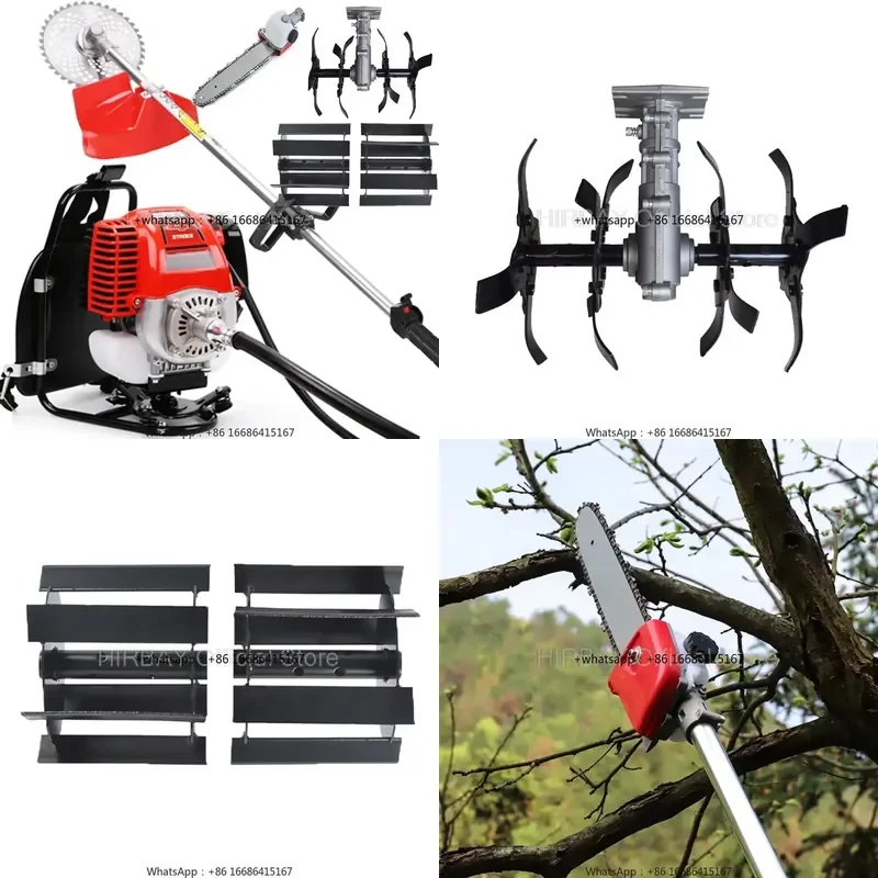 Brush Cutter Multi-function Mower Grass Cutting/Hedge Trimmer/Sawing Trees Weeding/Loosening/Soil/All In One Tools