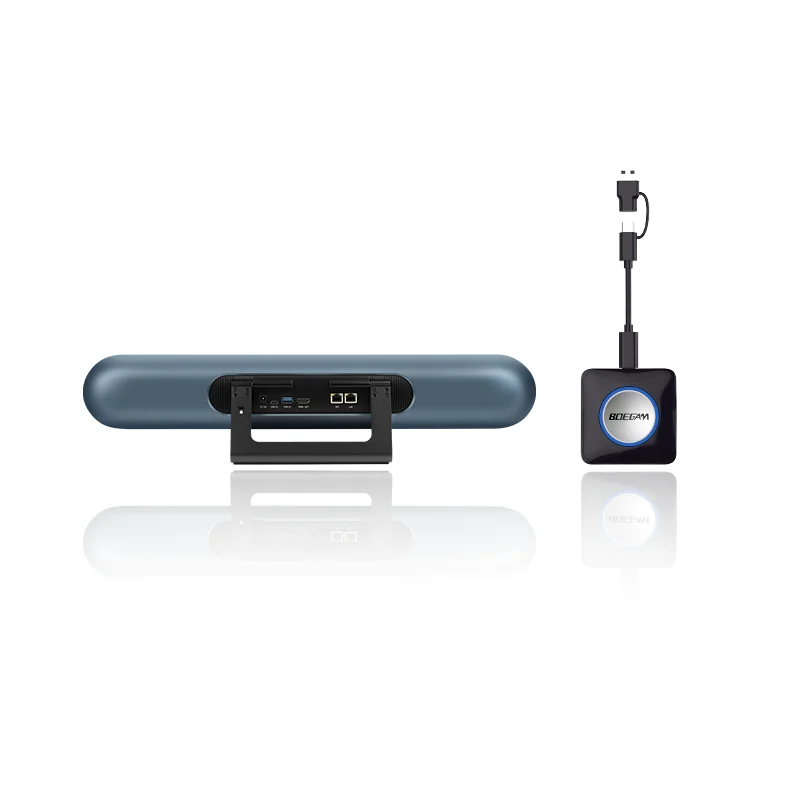 

All-in-One Wireless Meeting Room Solution With 4K UHD Camera, Microphone Array And Built-in Speaker For Business Collaboration