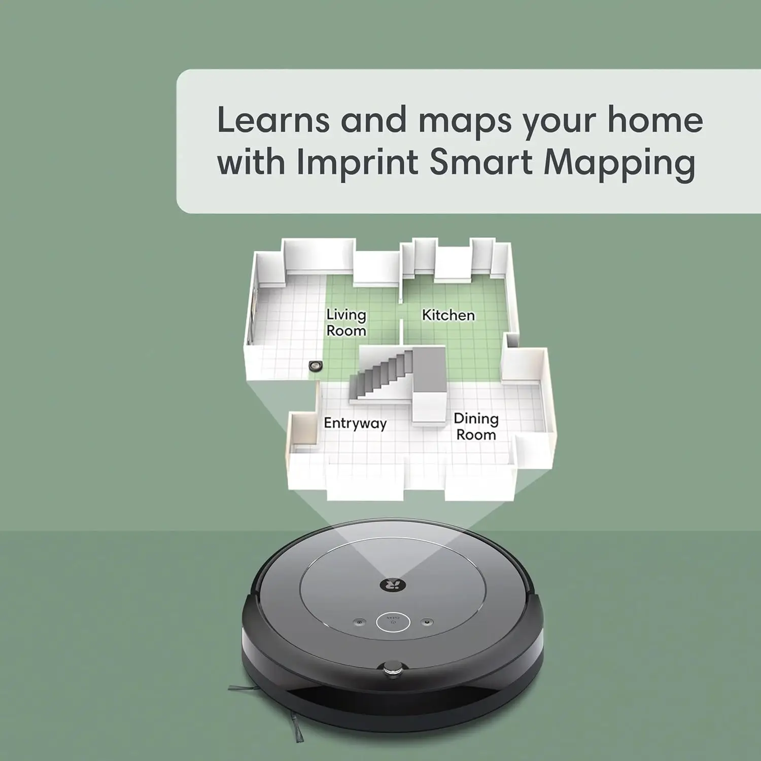 iRobot Roomba i3+ EVO (3554) Robot Vacuum - Self-Empty for Up to 60 Days Clean by Room with Smart Mapping, Compatible with Alexa