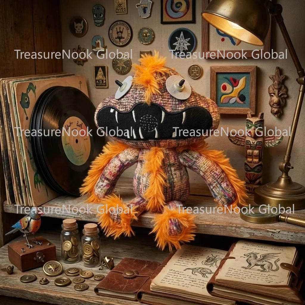POPPY PLAYTIME 25CM Orange Fur Big Mouth Monster Plush Toy Orange Big Mouth Cloth Doll Game Periphery Doll Festival Gift