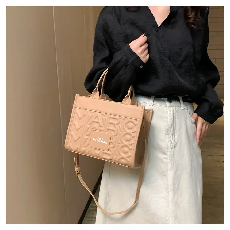 New Solid Color Commuter Bag High-end One-shoulder Cross-body Bag for Women The Tote Bags Tote Bag for Women