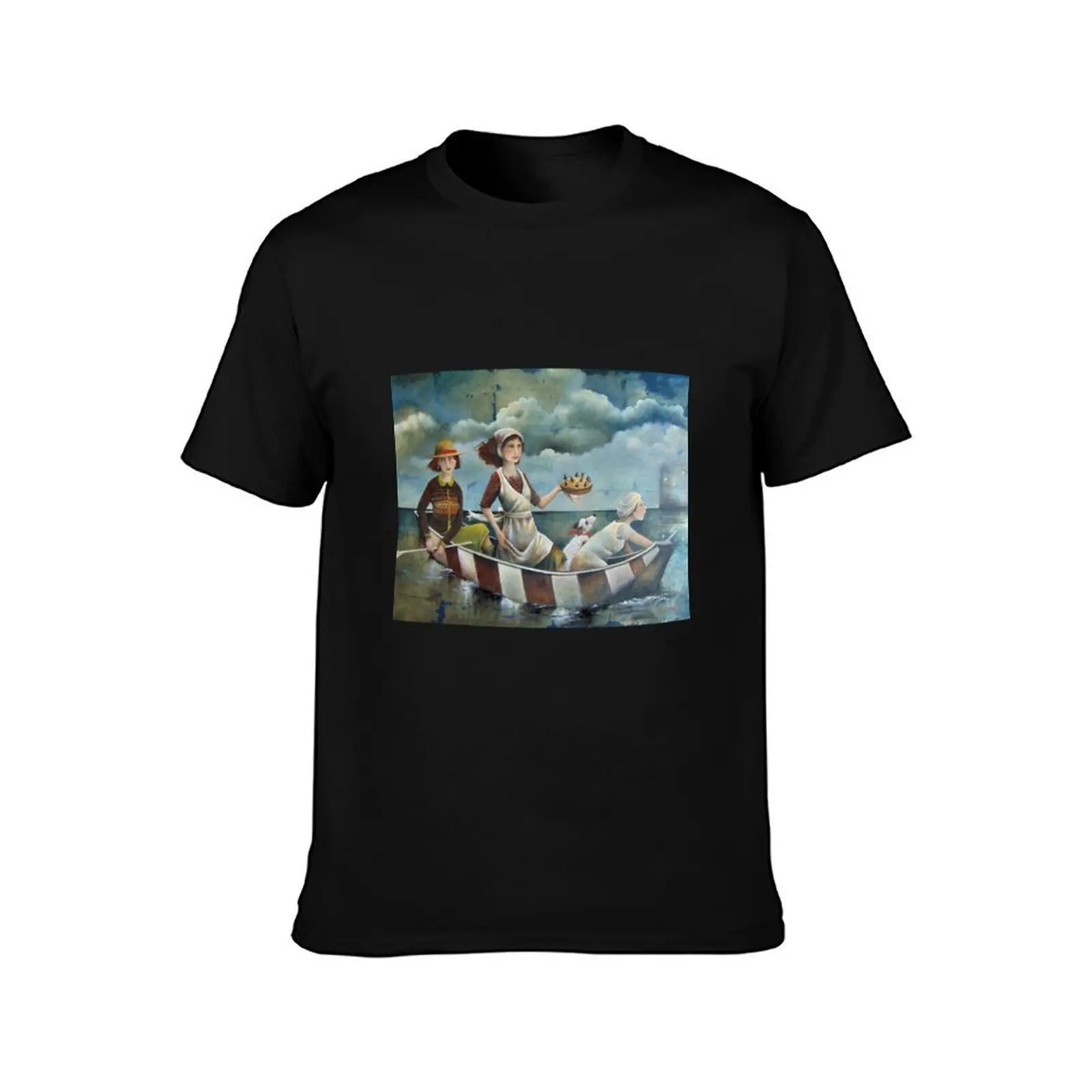 Stargazy Pie of Cornwall by Rosie Lippett. T-Shirt, Summer Casual Cotton Tee, Oversized Streetwear Tops, Vintage Graphic Print