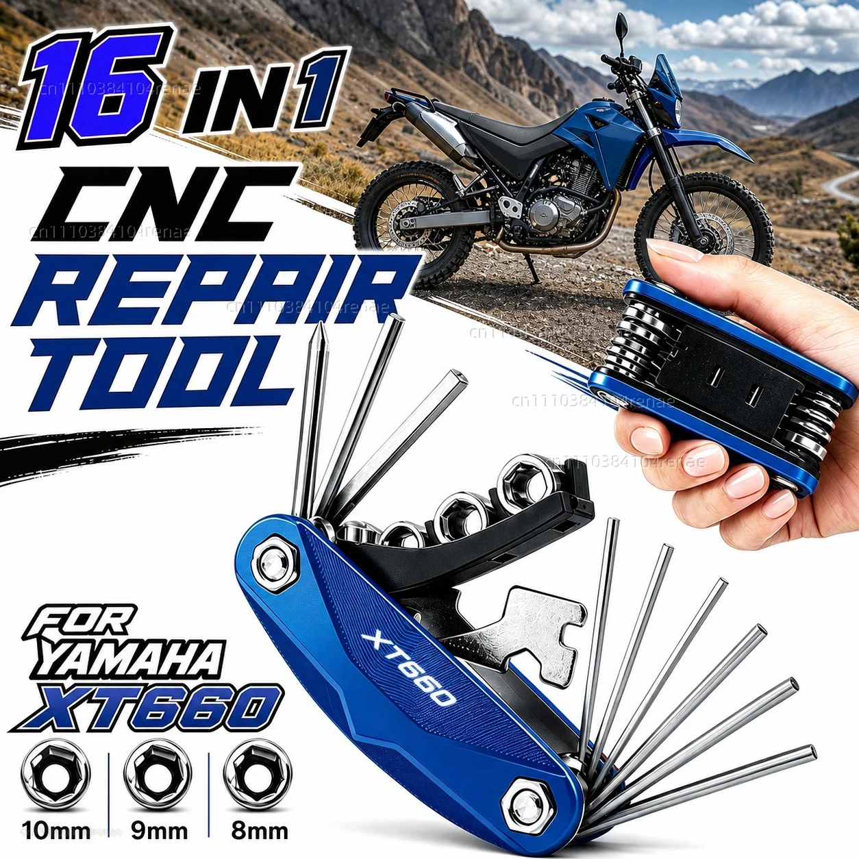 

FOR YAMAHA XT660 X R Z XT660X XT660R XT660Z 2004-2020 Motorcycle Tool Repair Kit Multifunctional Screwdriver Wrench Hex Key Set