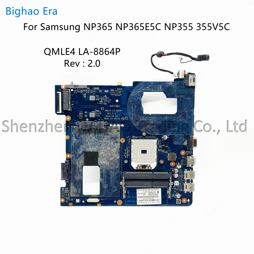 

QMLE4 LA-8864P For Samsung NP365 NP355 NP355V5C 365E5C Laptop Motherboard DDR3 BA59-03565A 100% Fully Tested