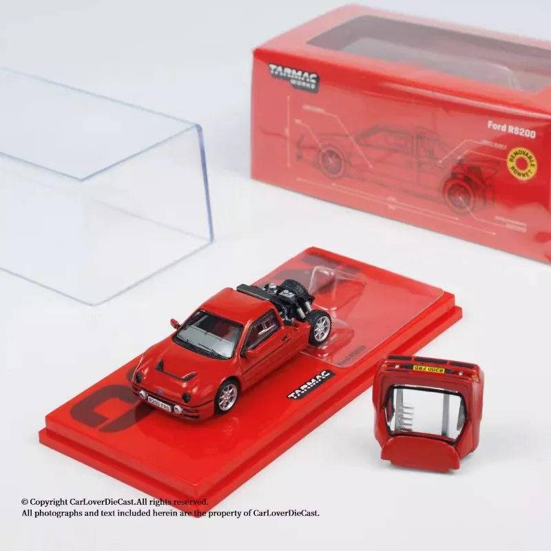 

Tarmac Works 1/64 Ford RS200 Alloy Toy Motor Vehicle Diecast Metal Model Gifts