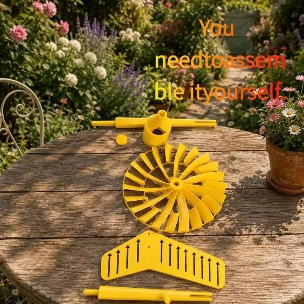 3D Printed Wind Stable Spinner Weather Resistant with A Wind Vane Garden Wind Spinner Outdoor Wind Vane Decor Garden Yard Decor