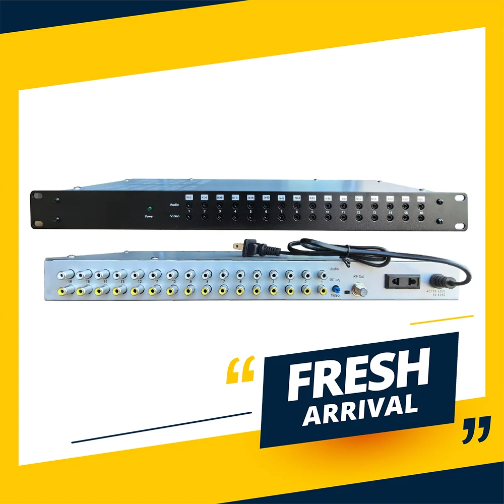 

Модулятор кабельного телевидения 16 в 1, модулятор NTSC, модулятор PAL-BG, аналоговый радиочастотный