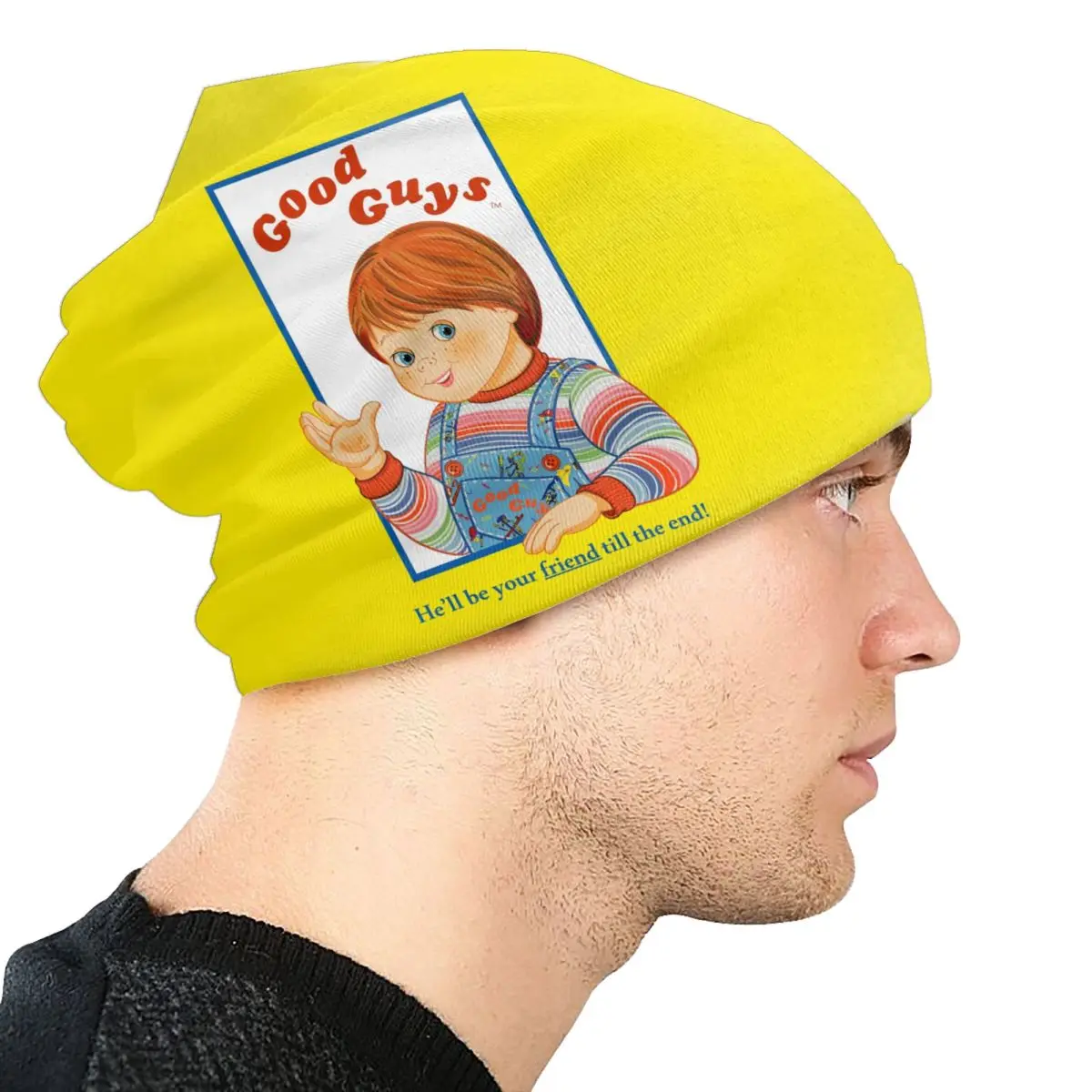 Child\'s Play Good Guys Chucky Bonnet Hat Knit Hat Men Women Hip Hop Unisex Adult Winter Warm Skullies Beanies Caps