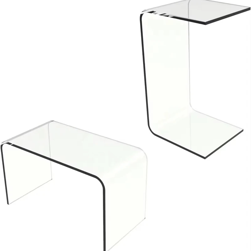 

Acrylic transparent coffee table multi-purpose space-saving side table corner