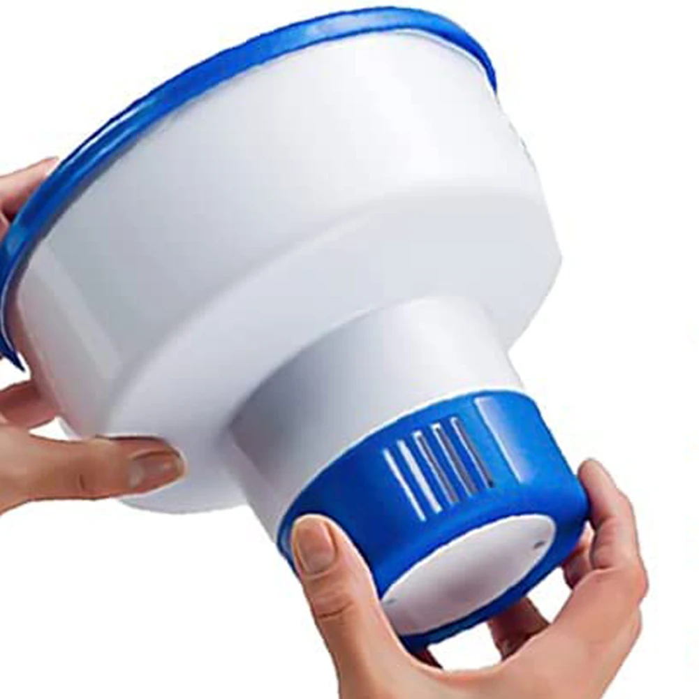 塩素フローターディスペンサー 大型塩素タブレットフローター バランスの取れた化学薬品の供給 スパ用の調整可能な調剤設定