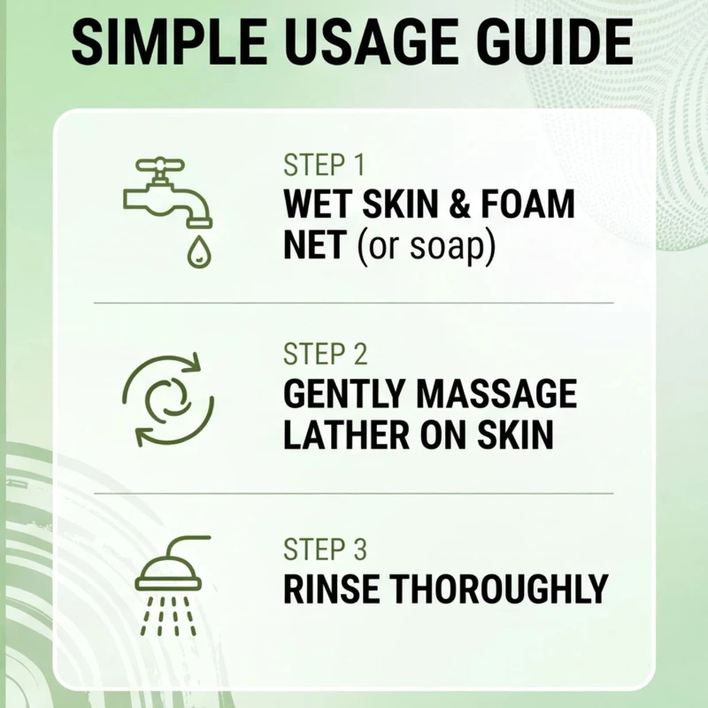 4Pc Tea Tree Oil Handmade Soap Anti Mite Purifying Cleansing Bar Refreshing Oil Balancing Mild Daily Skin Care Soap For MenWomen view 4