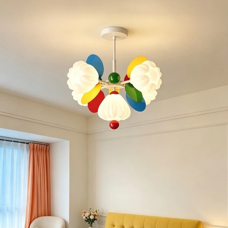Modern minimalist full-spectrum eye protection childlike children's bedroom ceiling light