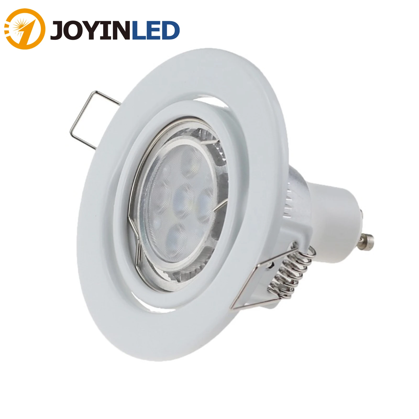 White Round GU10 Surface Mounting Aluminum Frame For Led  Fixtures Downlight MR16 Fitting Mounting Ceiling Spot Lights Frame