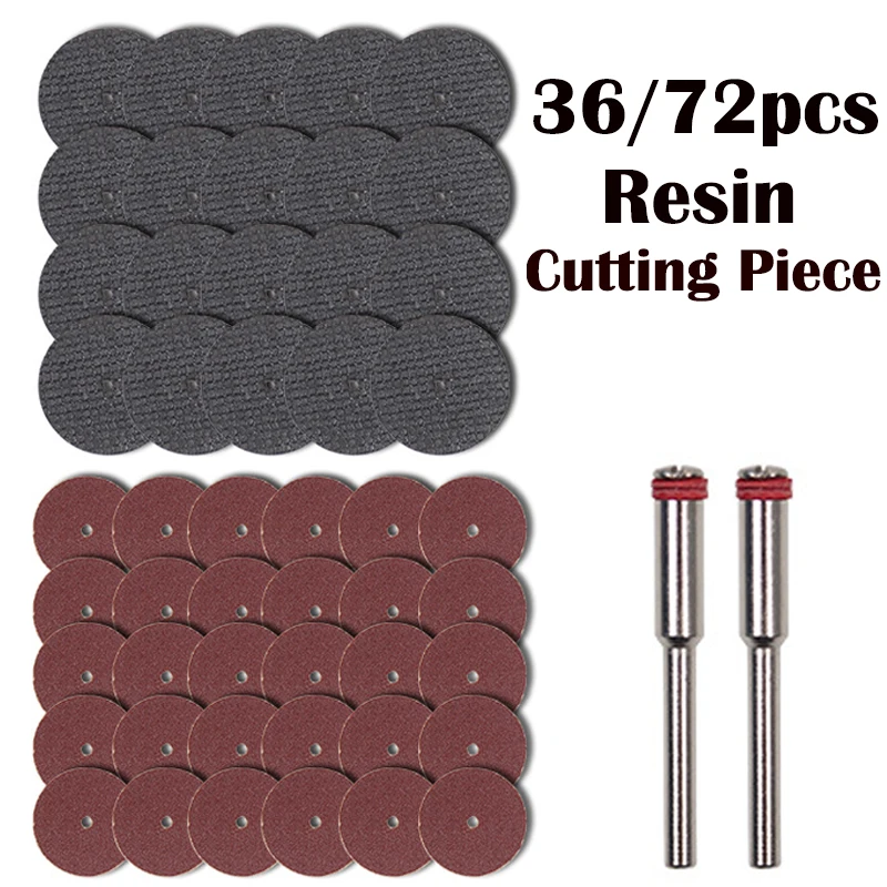 1/36/72PCS Electric Mill Accessories Mini Resin Cutting Blade Rotary Tool Electric Metal Wood Cutting Tool Grinding Tools