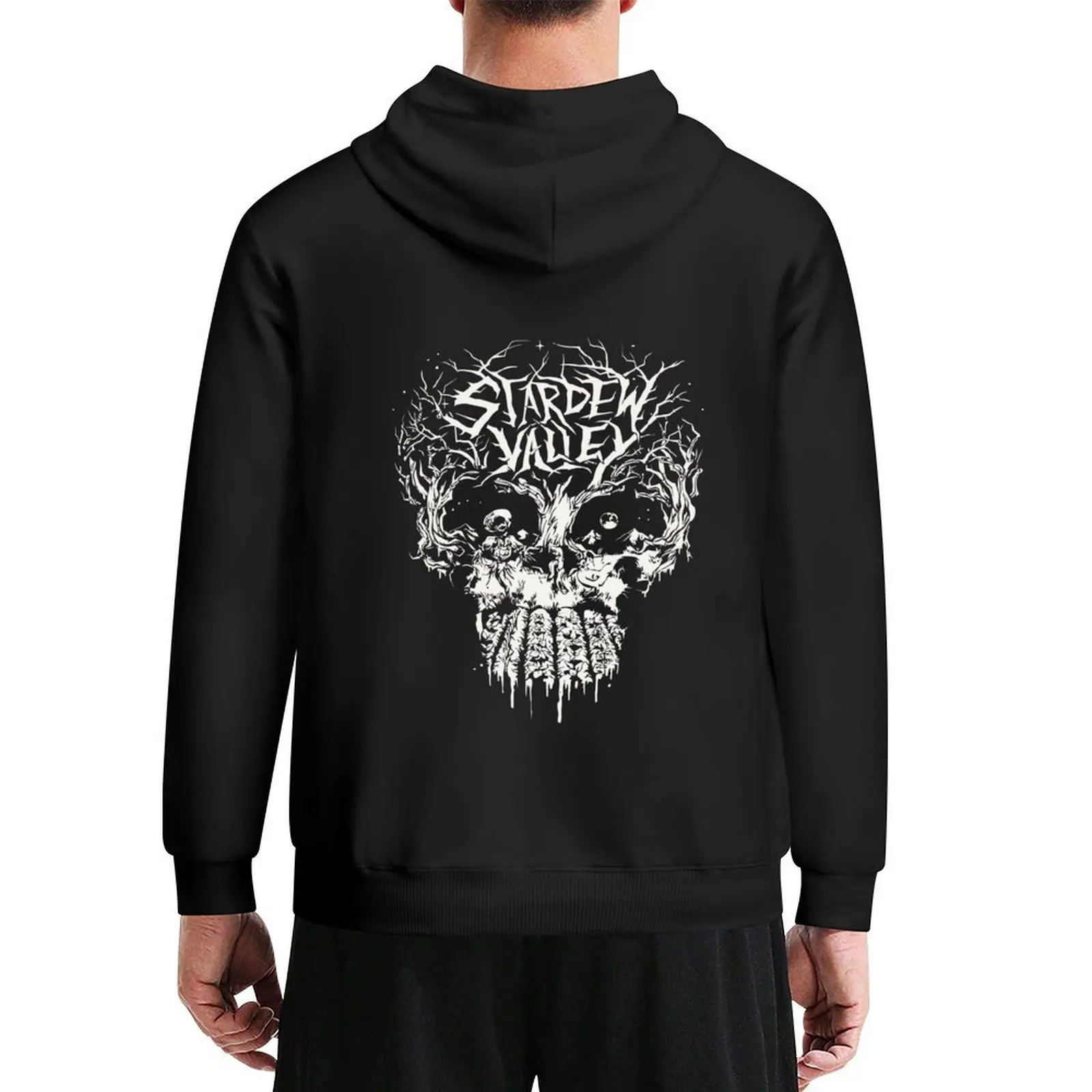 

Stardew Valley Merch Skulldew Valley Hoodie men's sweat-shirt anime clothes mens clothes japanese hoodie
