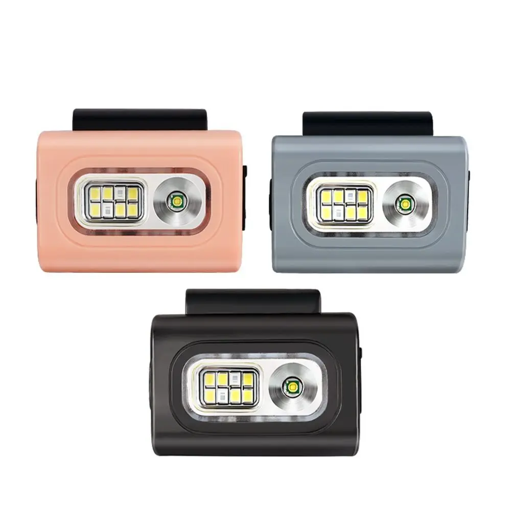 USB Rechargeable COB LED Headlight High Visibility Strong Magnetic Clip LED Running Light Ultra-Long Duration Waterproof