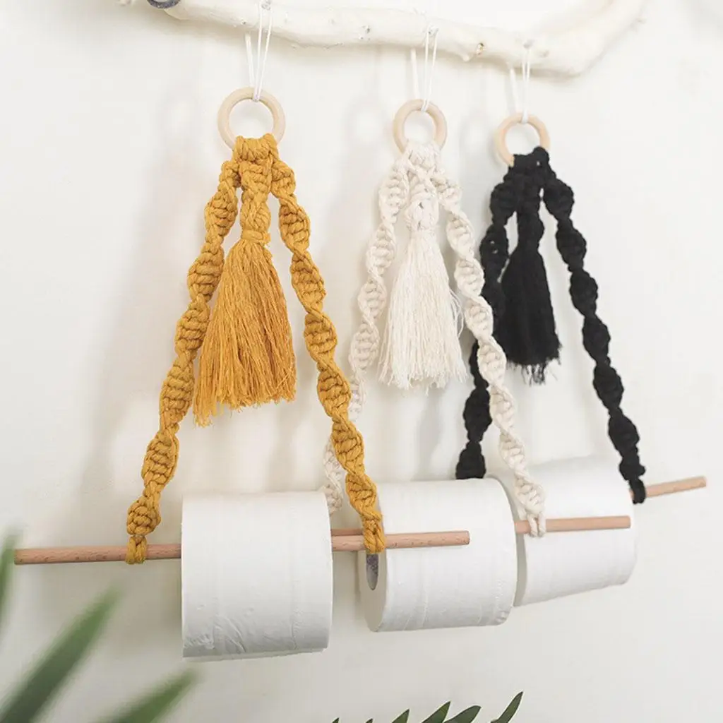 

Mounted Rope Rope Secures Towel for Bath Toilet kitchen and home