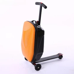 20 Inch New Luggage Men's Scooter Trolley Case Women's Anti-drop Boarding Code Box with Wheels Student Portable Rolling Suitcase