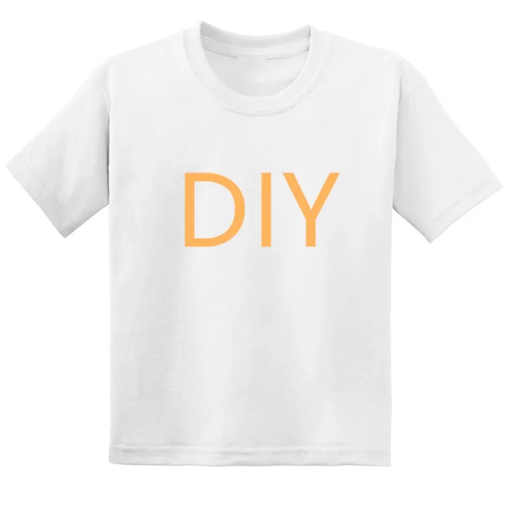 100%cotton Custom Children Colorful T-shirts DIY Print Your Design Kids T-shirts Boys/Girls Tee Shirts Contact Seller Frist