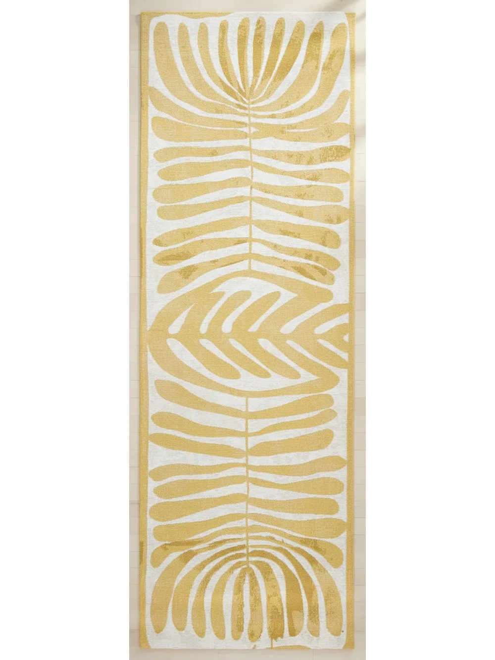 

Washable Non-Slip Runner Rug for Kitchen, Bedroom, Dorm - Gold 24x72 Multi-Use Decorative Mat with Latex Backing