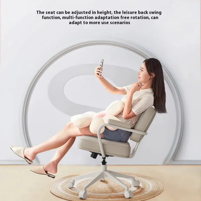 

Компьютерный офисный стул со спинкой, регулируемый поворотный стул для учебы, туалетный столик, игровой стул Silla Gamer Ofertas Chaise De Bureaux