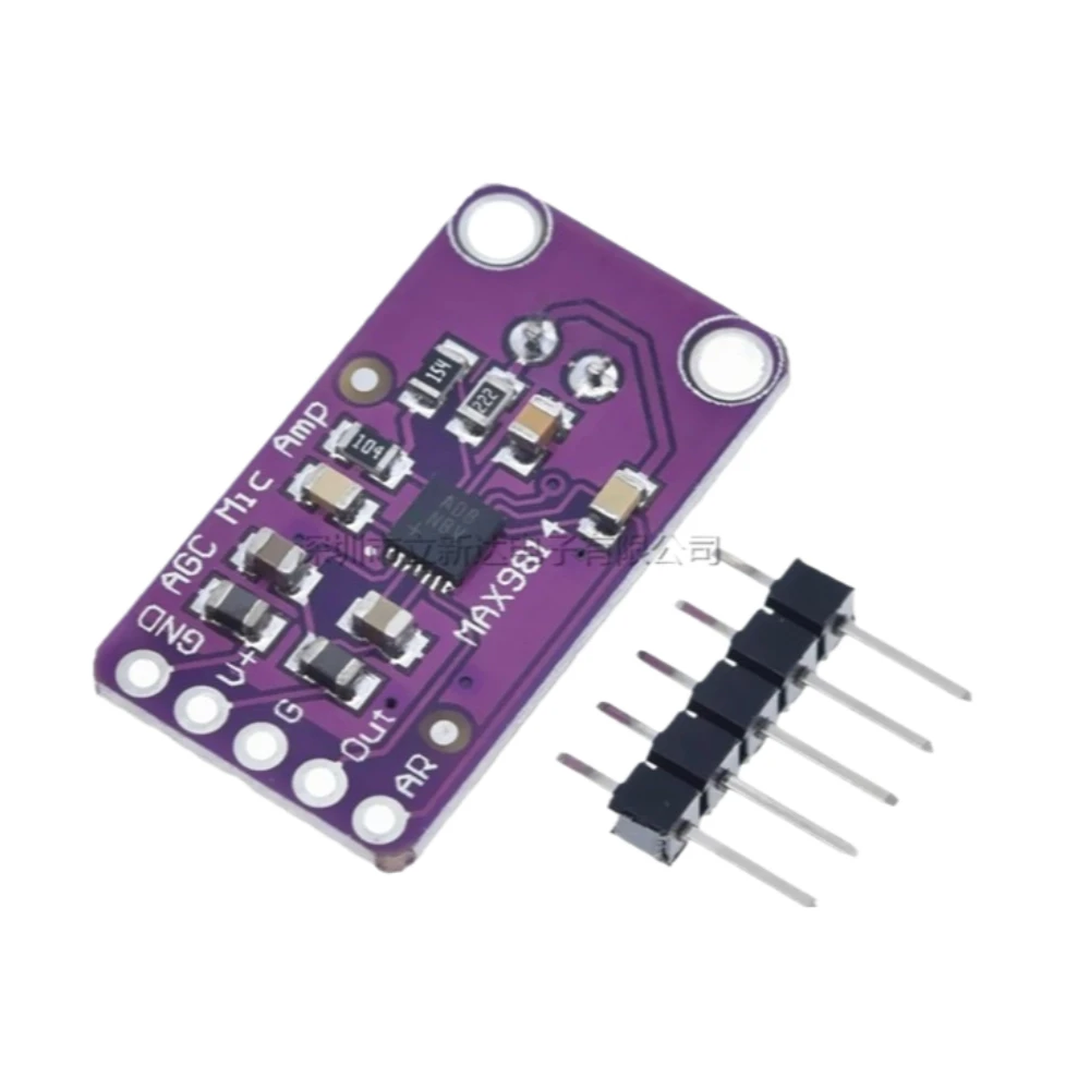 3pcs MAX9814 Microphone Amplifier Module High Performance AGC with CMA 4544PFW for Arduino Audio Recording