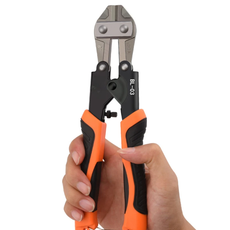 Cable Cutter For Steel Wire Cable Cutter Wire Clipper Heavy Duty Handle Clipper For Bolts Nails Industrial Strength Ergonomic