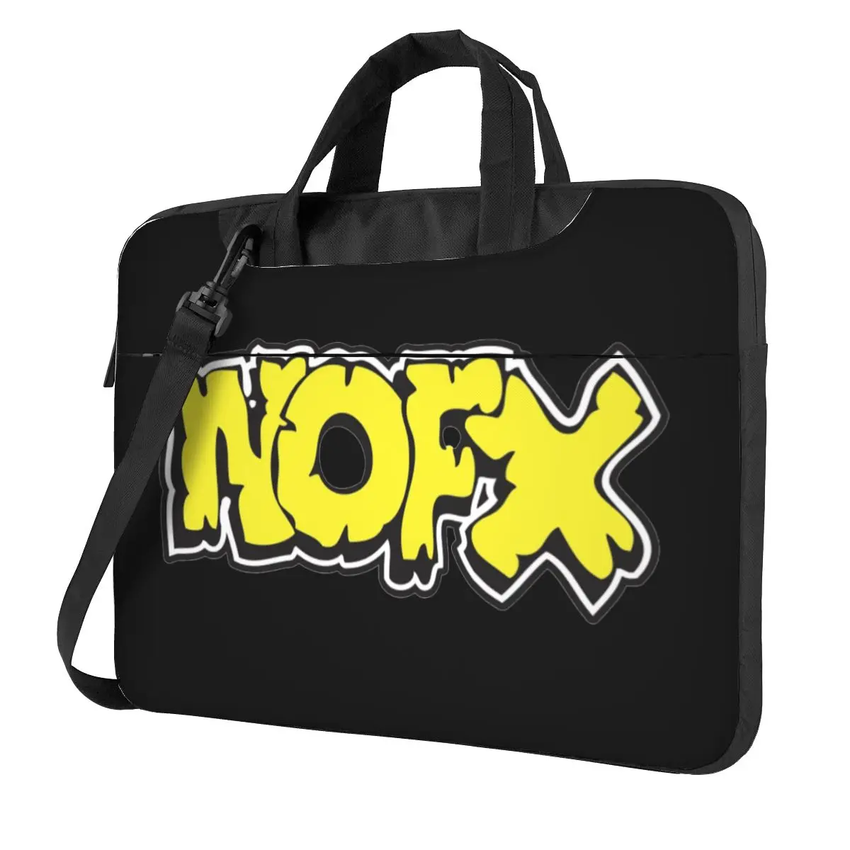 Nofx Band Final Tour Skull Crossbody Laptop Bag Case Computer Bag 13 14 15.6 Inch Notebook Pouch for Macbook Pro Lenovo