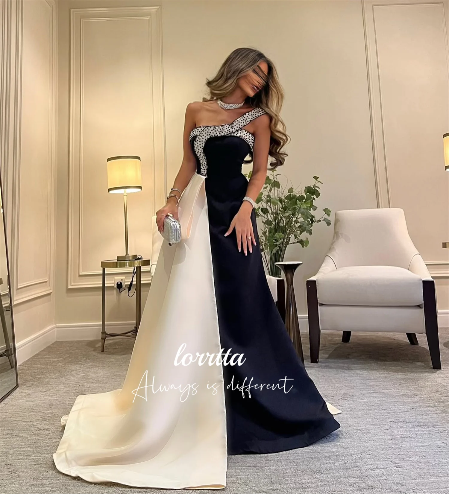 Lorrtta Customized Long Dresses for Special Occasions Glitter Decoration Women's Dress Fishtail Cut Prom Dresses 2025 Robe Party