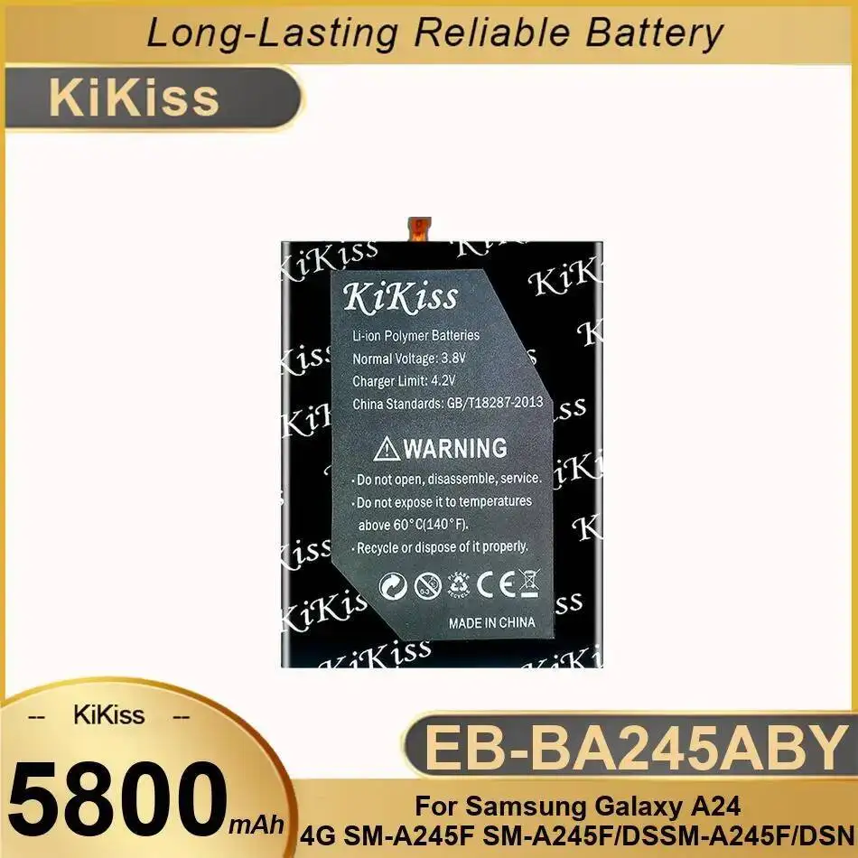 

For Samsung Galaxy A24 4G SM-A245F Dssm-A245F Dsn High-Efficiency 5800Mah EB-BA245ABY Mobile Phone Battery