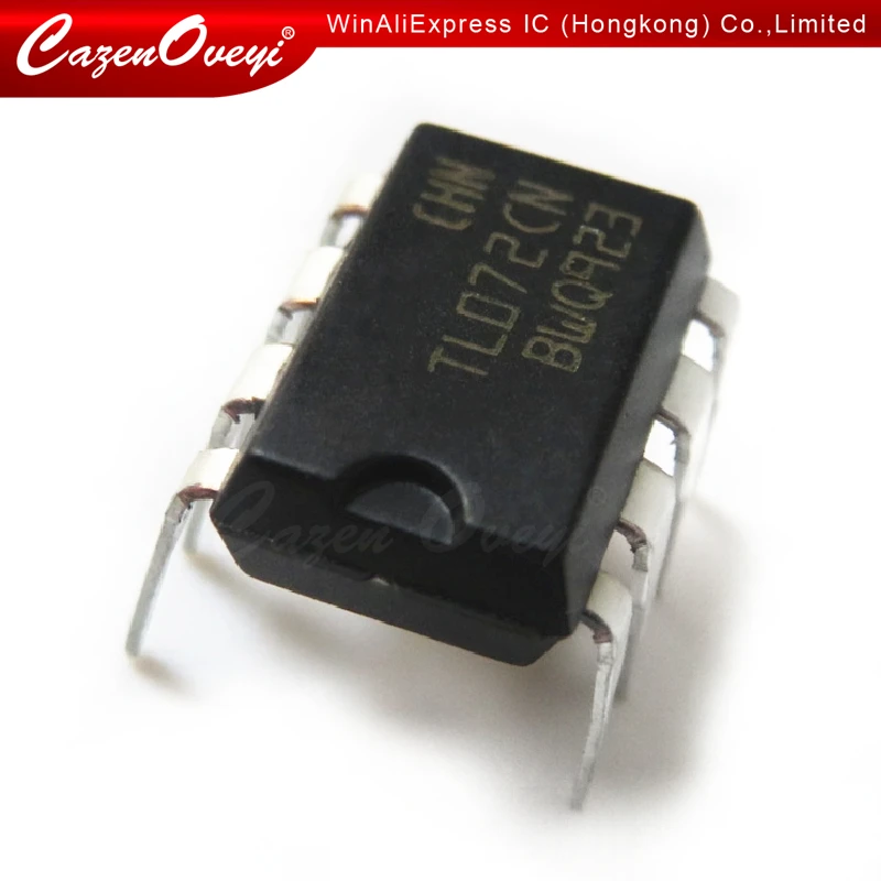 10pcs/lot TL072CN TL072 TL072C TL072CP DIP-8 = NJM072D 072D Amplifiers - Op Amps Dual Low Noise JFET new original In Stock