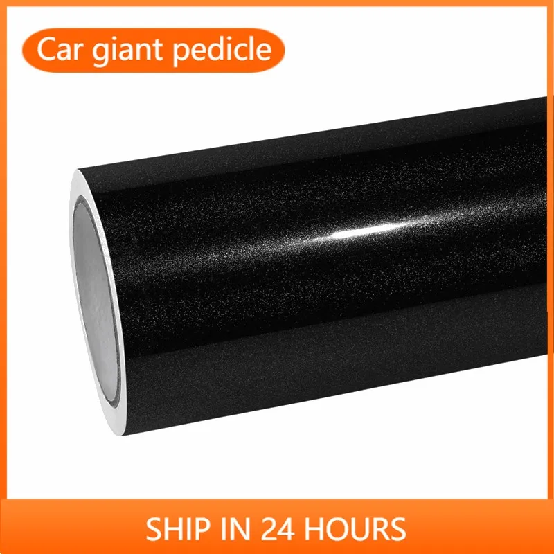 

Highest quality Gloss Graphite black vinyl Wrap Film Car Wrap Film Non degumming Non fading quality Warranty 1.52M*17M roll