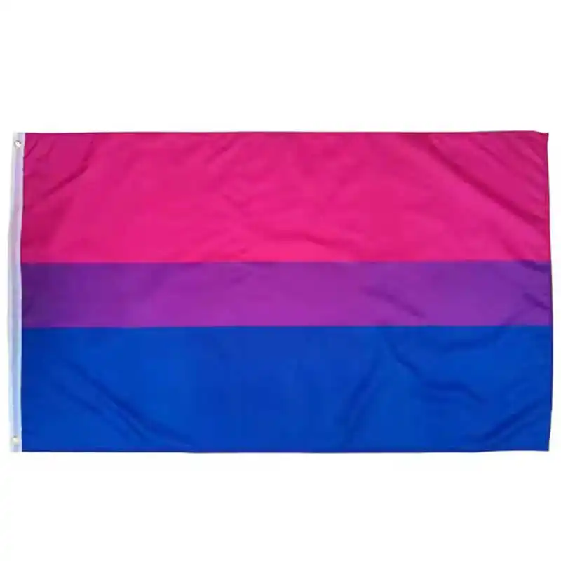 

Bisexual Flag LGBT Pride 90x150cm Polyester Printed Brass Grommet Rainbow Flags Banner Home Party Decoration Celebration Parades