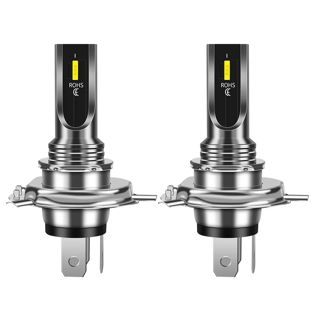 2 pçs h4 h7 led em lâmpadas de farol do carro 6000k 6500k 9005 hb3 9006 hb4 h8 h11 h1 turbo luzes automóvel condução nevoeiro lâmpadas 12v csp