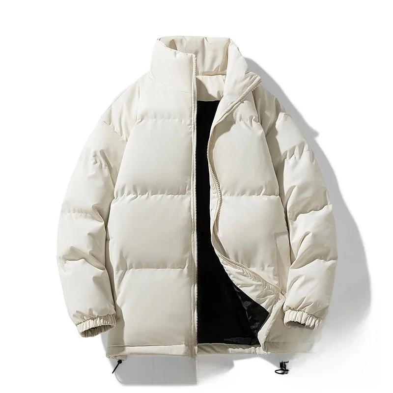 

Men's Faion Hooded Parkas Color Outwear Winter Jaet Long Sle Baseball Collar Youth Trendy Other Brand 2024 Autumn Colle...