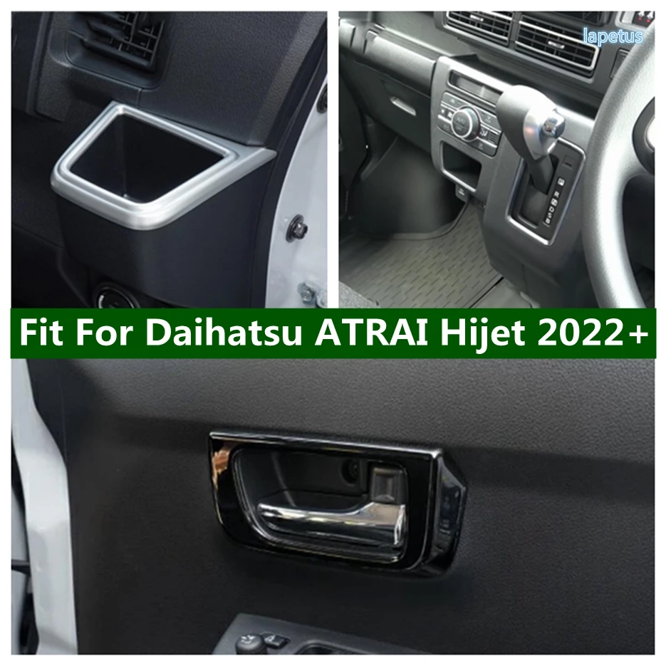 Instrument Storage Box / Gear Shift Panel / Door Handle Bowl Cover Trim For Daihatsu ATRAI Hijet 2022 Interior Car Accessories