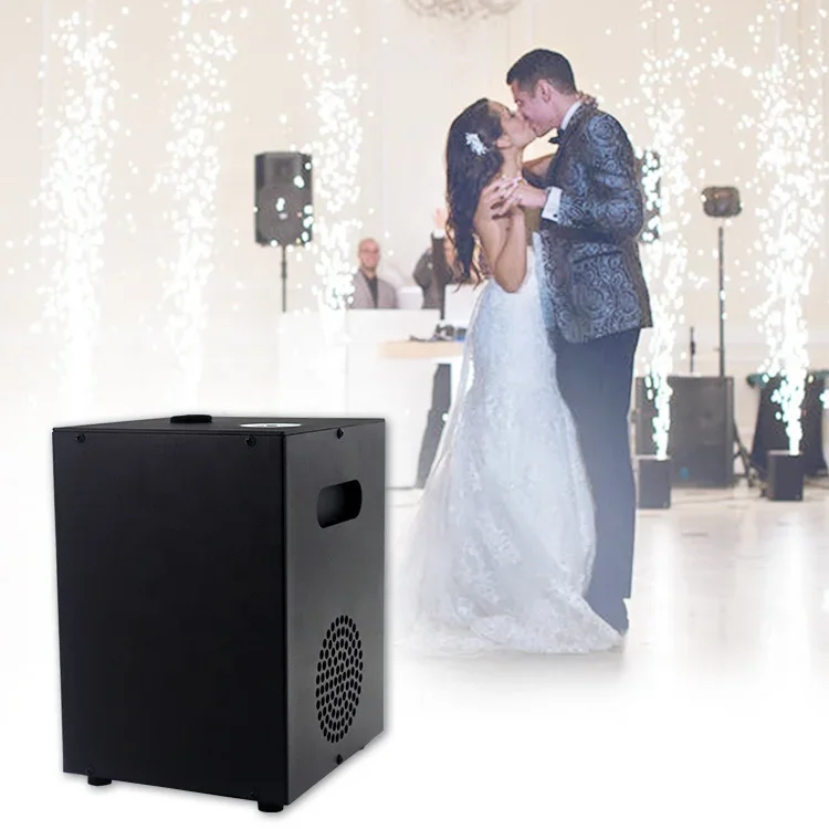 Mini 400W DMX Dj Party Events Waterfall Sparkle Cold Fireworks Making Machine Wedding Stage Cold Spark Machine