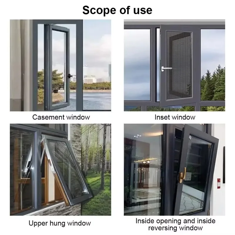 Casement Window Limiter Stainless Steel Window Support Wind Hook Latch Wind Brace Retainer Hinge Lock Children Safety Protector