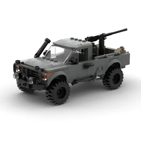 Technische SWAT Militär Streitwagen Auto Lkw Modell Bausteine Kits Spielzeug für Kinder Kinder Geschenke Spielzeug Ziegel Auto
