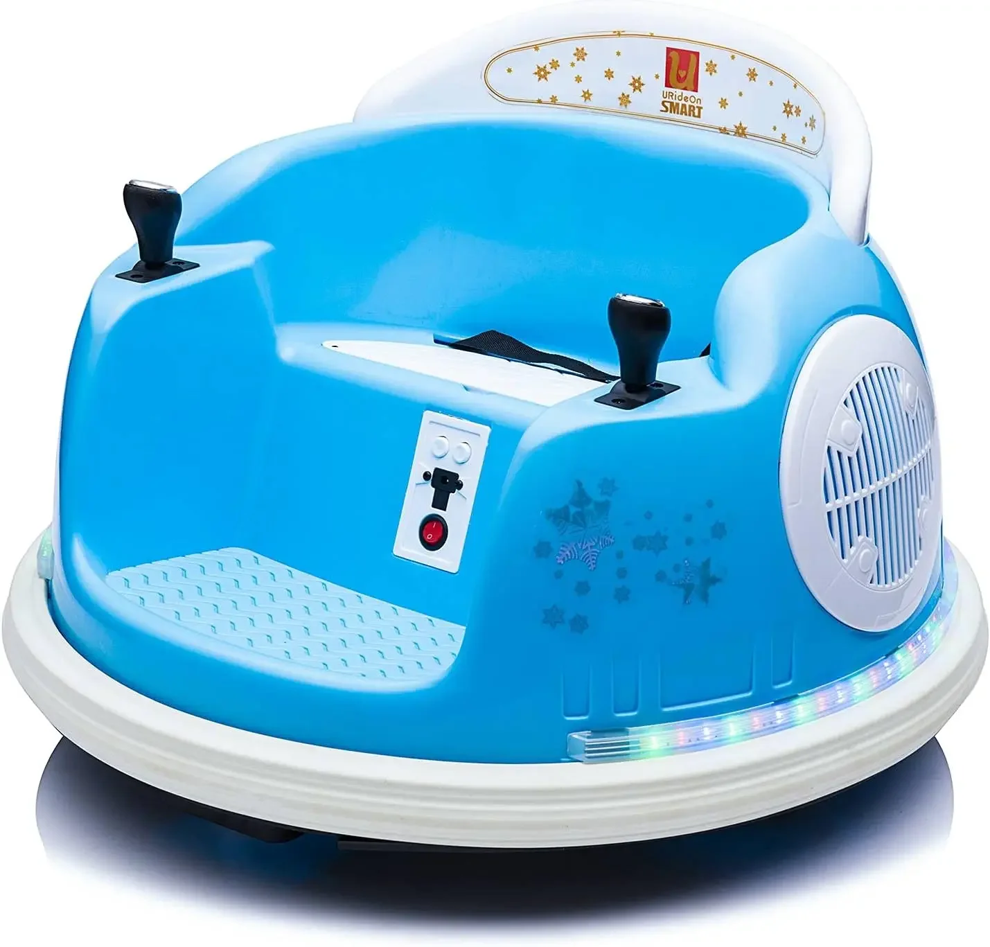 On Bumper car for Kids, 6V Electric Vehicle Ride on Toys with Remote Control, Music,Colorful Flashing Lights,Battery