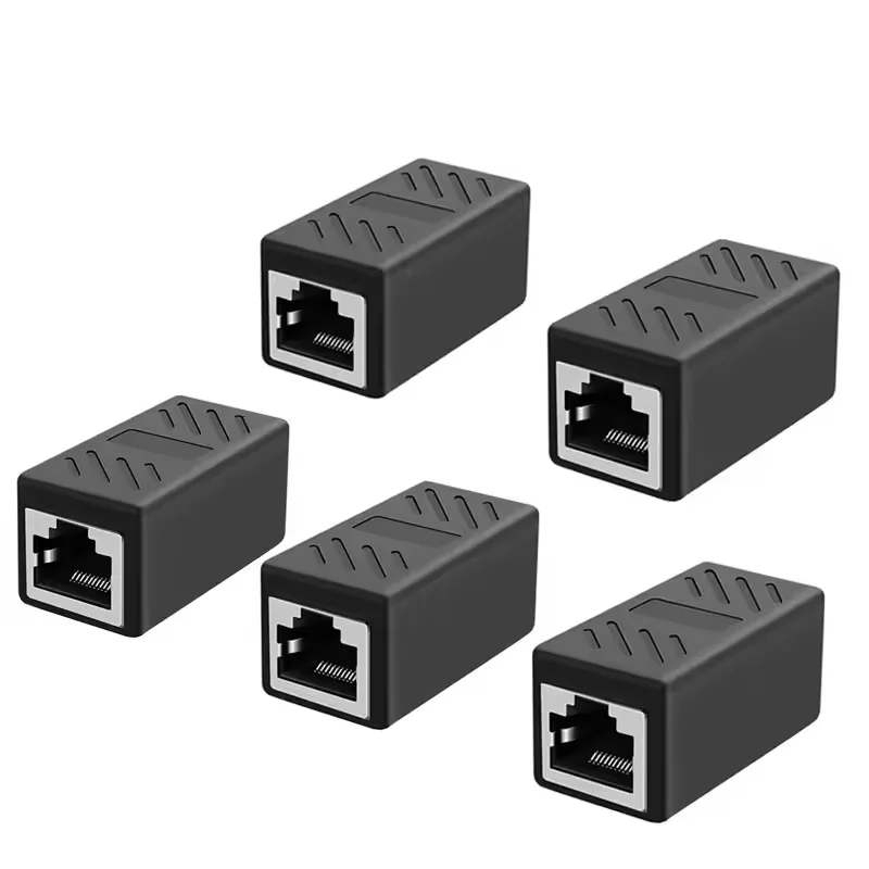 RJ45 Splitter 1 tot 2 Ethernet Adapter Internet Netwerkkabel Extender RJ45 Connector Koppeling voor PC TV Box Router Hoge kwaliteit