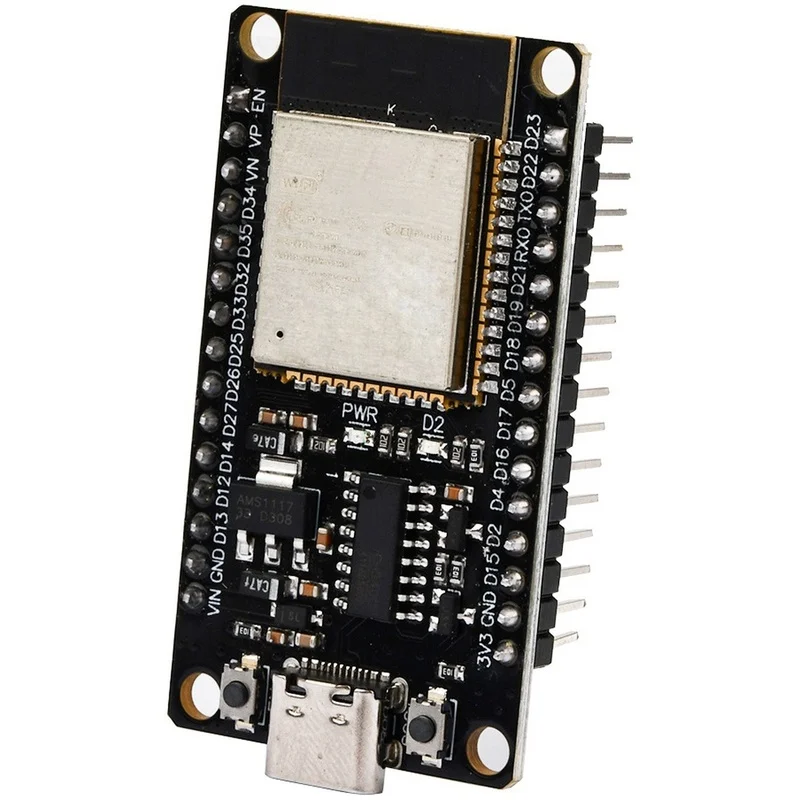 DT98 ESP-32 Development Board WiFi Bluetooth Dual-Core CPU Low Power CH340C Type-C Interface for IoT Projects
