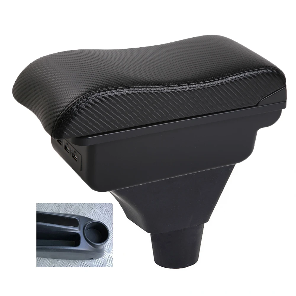 Armrest Box Central Console Storage Box with Elbow Support for Honda Civic ep3 Interior Accessory