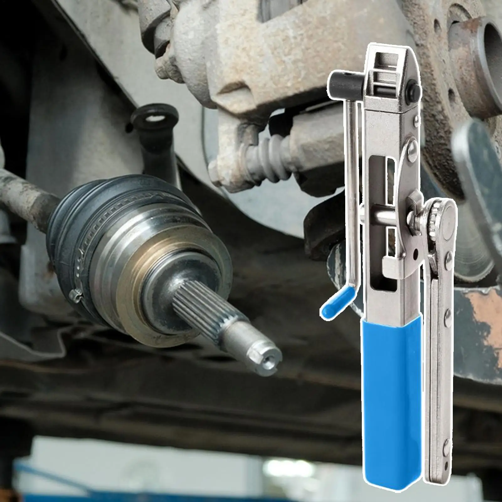 

Плоскогубцы для зажима шРУСа, инструмент с храповым механизмом, инструмент для установки зажима багажника ШРУС для ремонта автомобиля, обслуживание, универсальная стальная конструкция