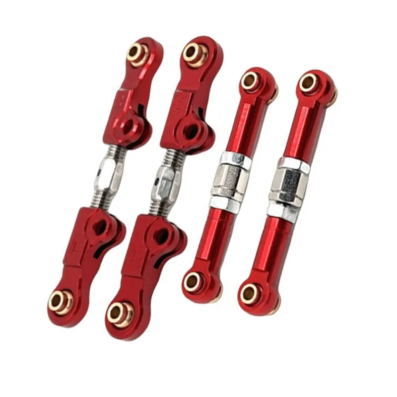 A63T-For MJX 1/14 14207 14208 RC Car Upgrade Accessories- Adjustable Front And Rear Pull Rods Kit For Enhanced Performance