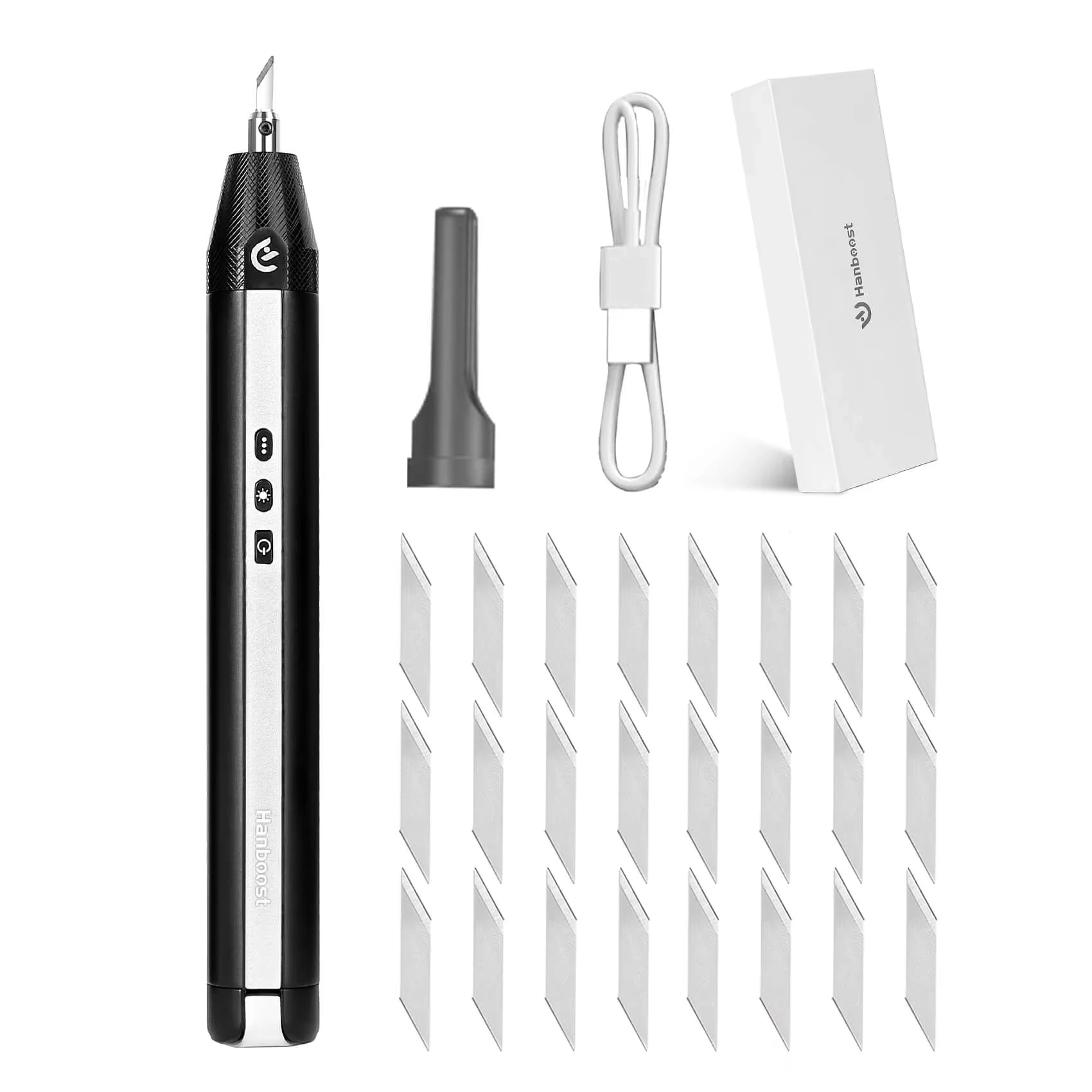 

Hanboost C1 Ultrasonic Cutter for DIY Maker Efficient ultrasonic cutting 3D Printing Lover For PLA/ABS with Replaceable Blades