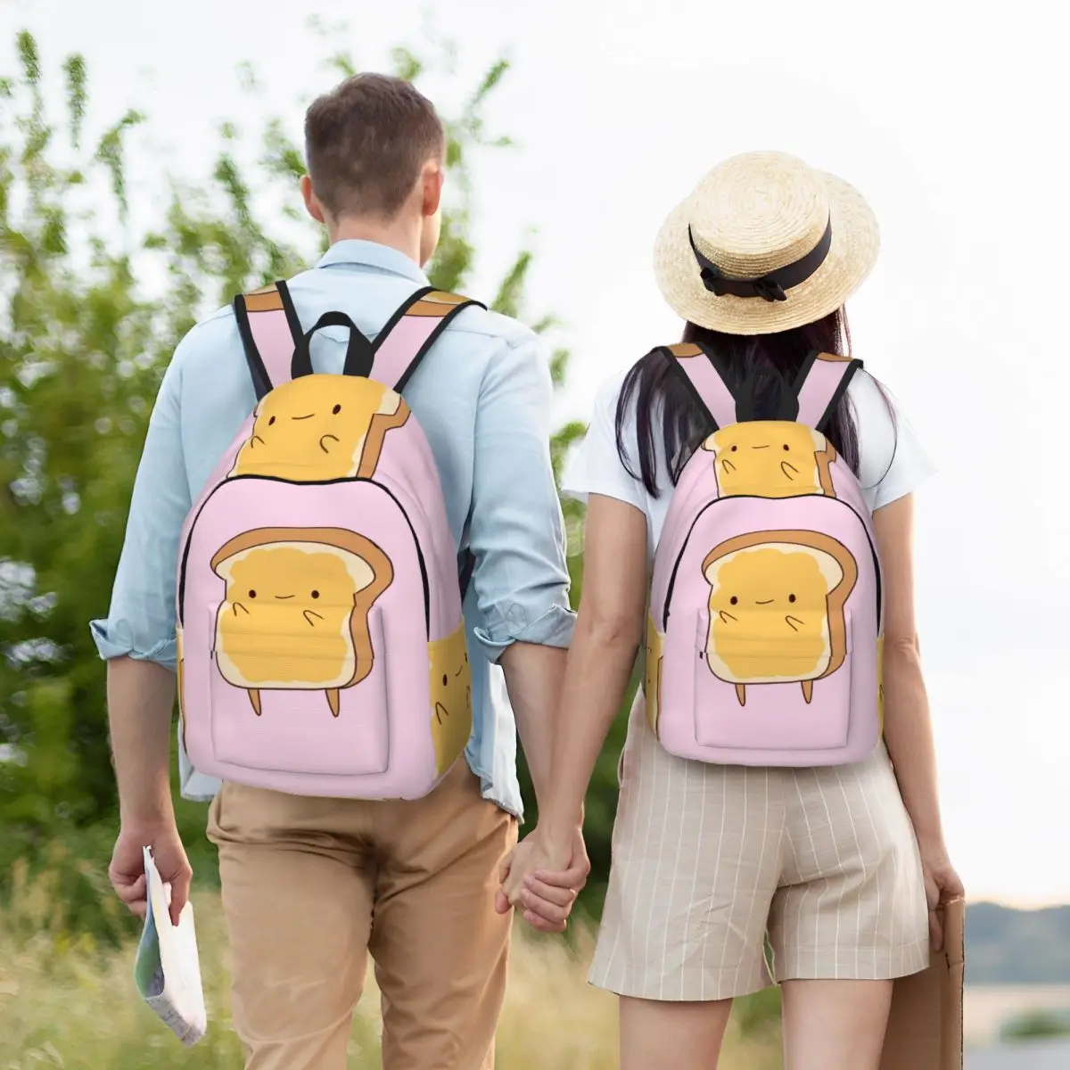 

Bread Slice And Jam Backpack Student BookBag Children School Bag Laptop Shoulder Bags for Boys Girls