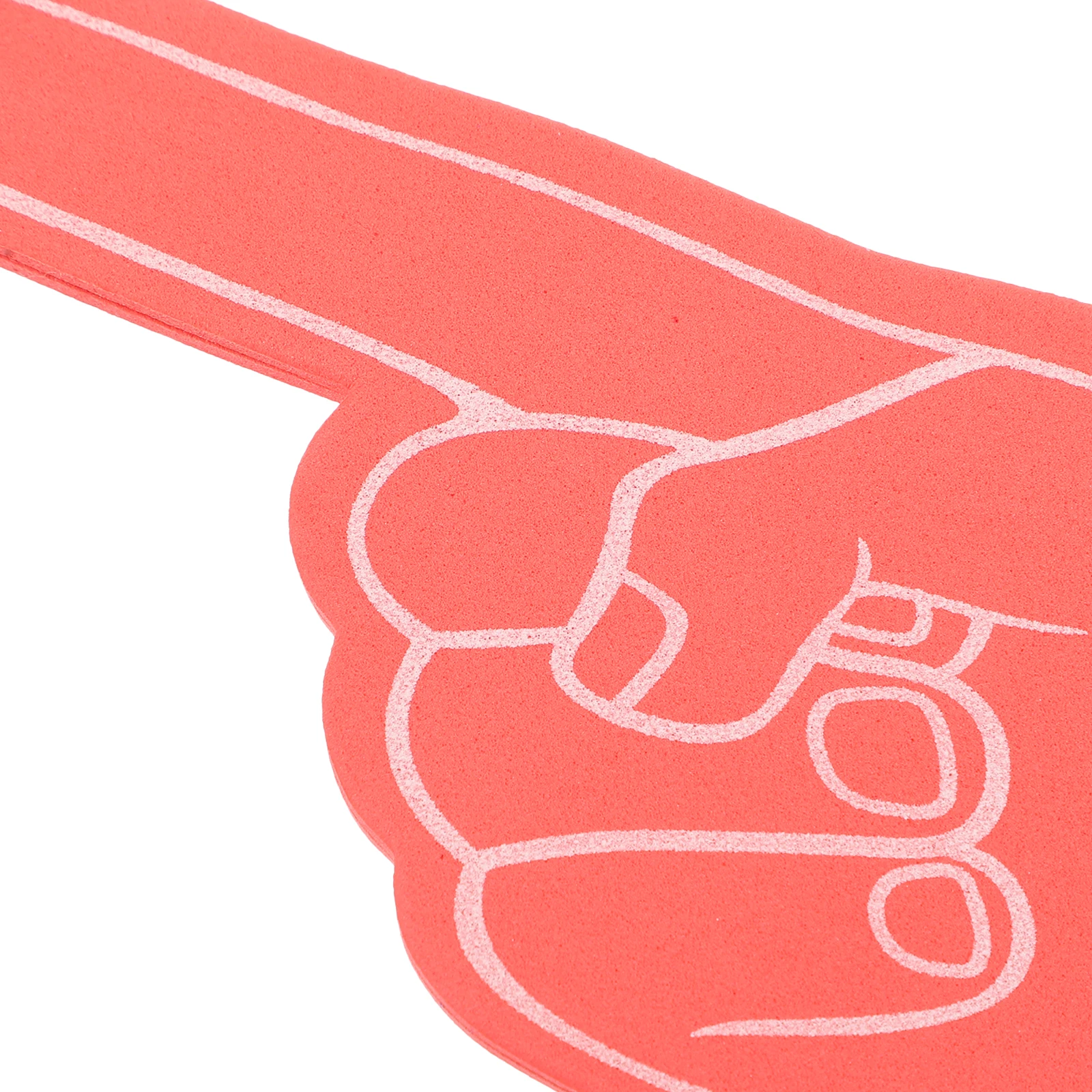 

12pcs Foam Finger Bright Colors Waterproof Ink Screen Printed For Sports Events Party Noise Maker Cheerleading Prop Group Spirit