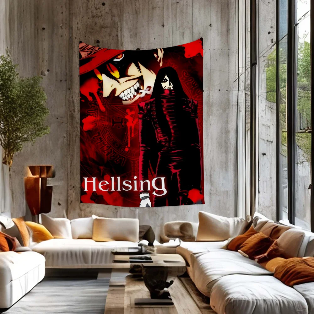 

Anime Hellsing Chart Tapestry For Living Room Home Dorm Decor Art Home Decor