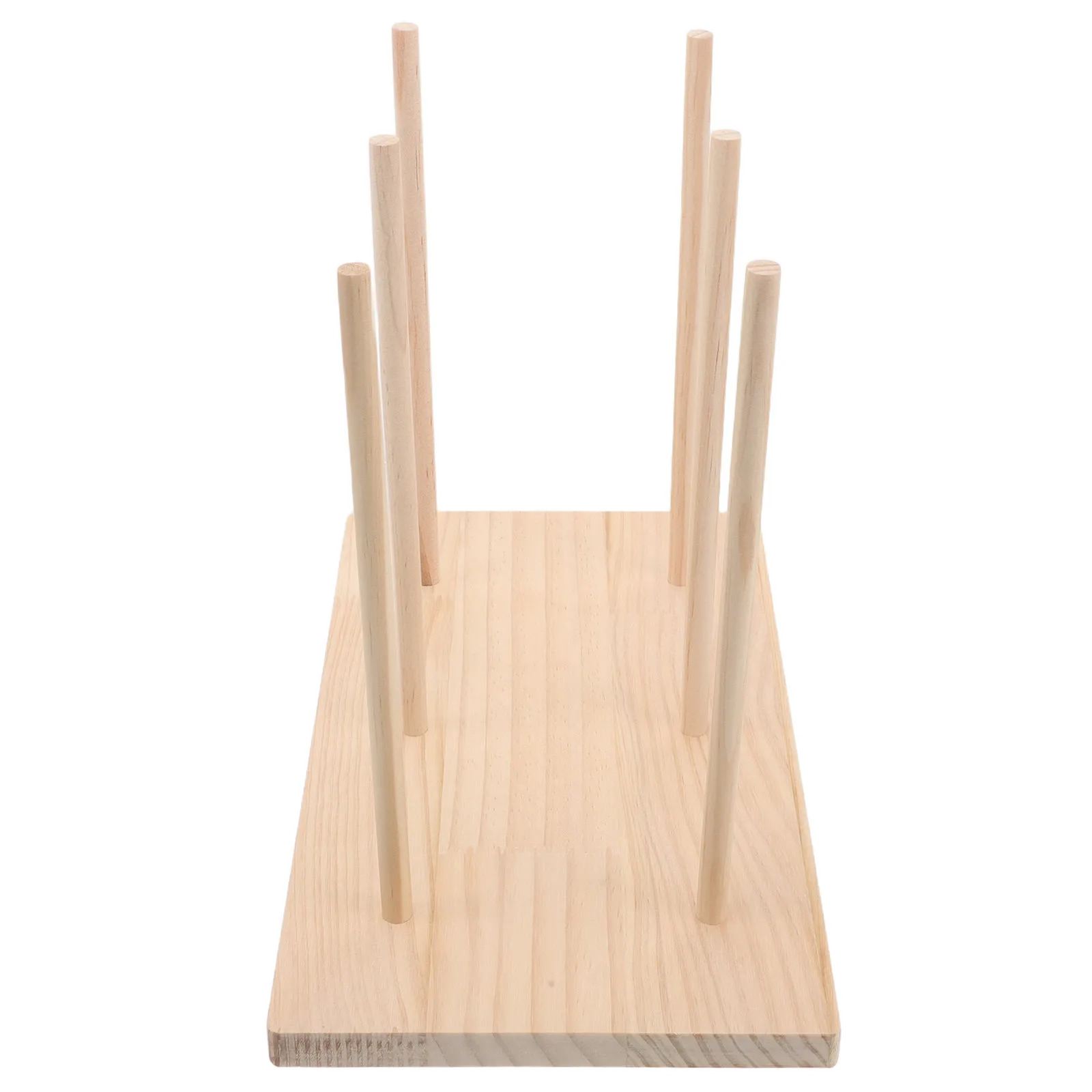 Natural Wood Finger Puppet Stand Display Rack for Classroom Kindergarten Home Organization Space Saving Puppet Storage Shelf